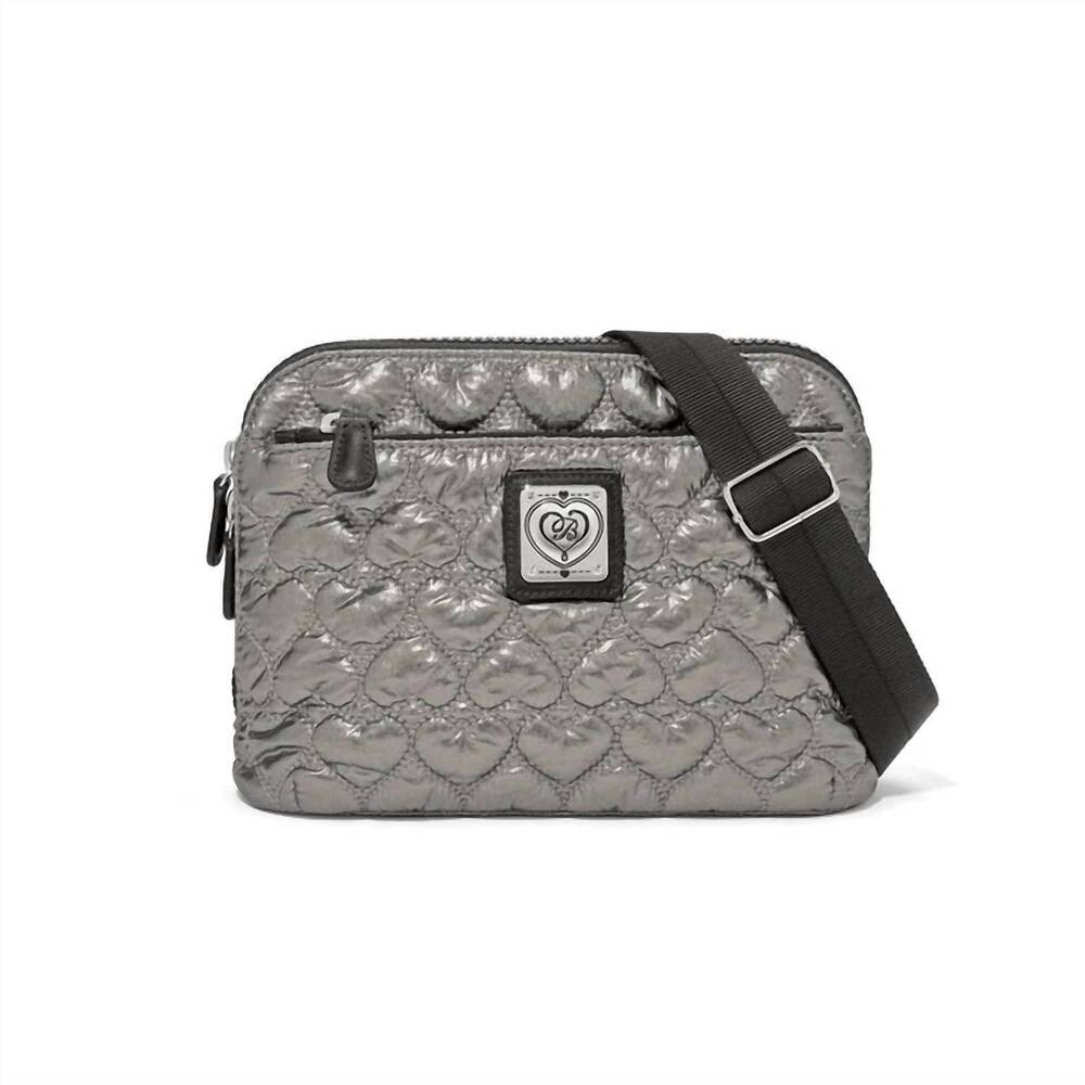 NEW BRIGHTON women's koko metallic organizer in pewter